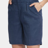 Relaxed Shorts  - Oxford Navy