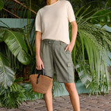Cargo Bermuda Shorts - Desert Green