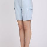 Cargo Bermuda Shorts - Blue Clover