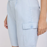 Cargo Bermuda Shorts - Blue Clover