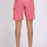 Cargo Bermuda Shorts - Desert Rose