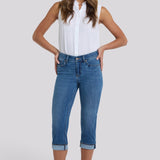 Marilyn Straight Crop Jeans - Wild River