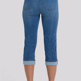 Marilyn Straight Crop Jeans - Wild River