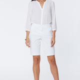Bermuda 11 Inch Twill Shorts - Optic White