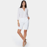 Bermuda 11 Inch Twill Shorts - Optic White