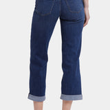 Bailey Relaxed Straight Crop Jeans - Asturia Shore