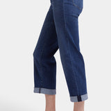 Bailey Relaxed Straight Crop Jeans - Asturia Shore