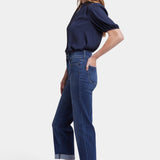 Bailey Relaxed Straight Crop Jeans - Asturia Shore