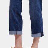 Bailey Relaxed Straight Crop Jeans - Asturia Shore