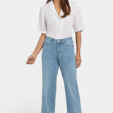Teresa Wide Leg Ankle Jeans - Heritage Glow