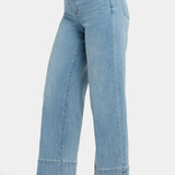 Teresa Wide Leg Ankle Jeans - Heritage Glow
