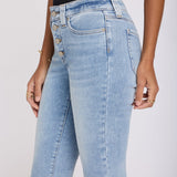 Sophie Bike Capri Jeans - Mist Springs