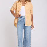 Teresa Wide Leg Ankle Jeans - Mist Springs