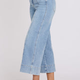 Teresa Wide Leg Ankle Jeans - Mist Springs