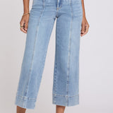 Teresa Wide Leg Ankle Jeans - Mist Springs