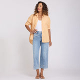 Teresa Wide Leg Ankle Jeans - Mist Springs