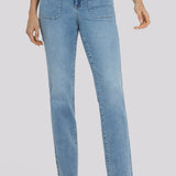 Marilyn Straight Jeans In Tall - Mist Springs