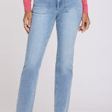 Marilyn Straight Jeans - Mist Springs