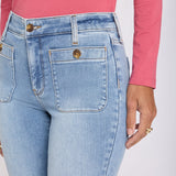 Marilyn Straight Jeans - Mist Springs