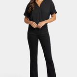 Barbara Bootcut Jeans In Short Inseam - Black