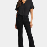 Barbara Bootcut Jeans In Short Inseam - Black