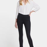 Skinny Ankle Pull-On Jeans - Black