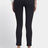 Skinny Ankle Pull-On Jeans - Black