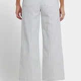 Teresa Wide Leg Ankle Jeans - Palencia Stripe
