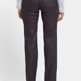 Coated Marilyn Straight Jeans - Fig Coated