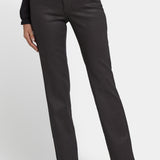 Coated Marilyn Straight Jeans - Vintage Barnwood Coated