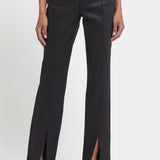 Coated Marilyn Straight Jeans - Black Coated