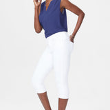 Marilyn Straight Crop Jeans - Optic White