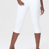 Marilyn Straight Crop Jeans - Optic White