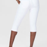 Marilyn Straight Crop Jeans - Optic White