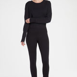 Pull-On Legging Pants - Black