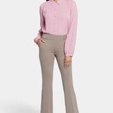 Pull-On Flared Ankle Trouser Pants - Saddlewood