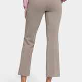 Pull-On Flared Ankle Trouser Pants - Saddlewood