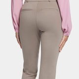 Pull-On Flared Ankle Trouser Pants - Saddlewood