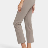 Pull-On Straight Ankle Trouser Pants - Saddlewood
