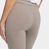 Pull-On Straight Ankle Trouser Pants - Saddlewood