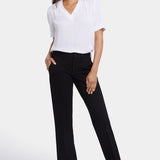 Straight Trouser Pants - Black