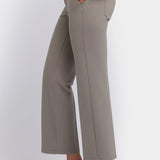 Straight Trouser Pants - Saddlewood