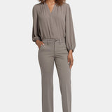Straight Trouser Pants - Saddlewood