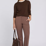 Bella Trouser Pants - Deep Taupe