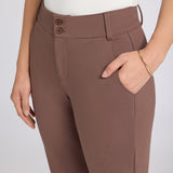 Bella Trouser Pants - Deep Taupe