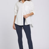 Zelda Pull-On Pants - Oxford Navy