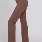 Marilyn Straight Pants - Deep Taupe