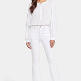 Billie Mini Bootcut Ankle Jeans - Optic White