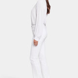 Billie Mini Bootcut Ankle Jeans - Optic White