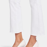 Billie Mini Bootcut Ankle Jeans - Optic White